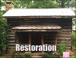 Historic Log Cabin Restoration  Strongsville, Ohio